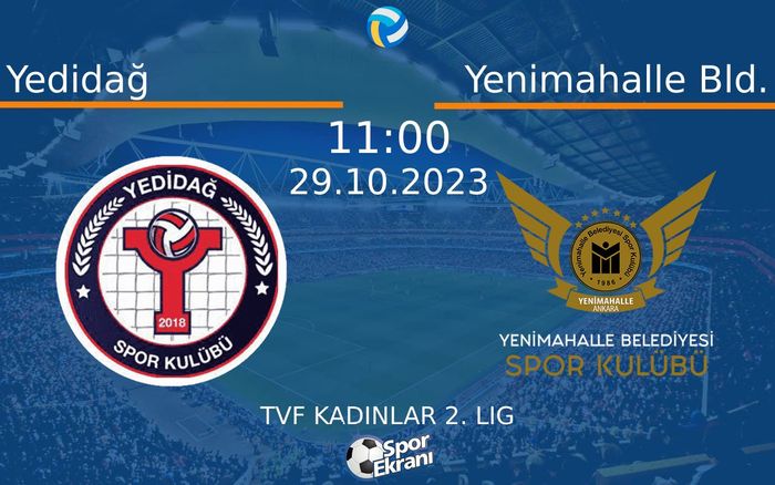 29 Ekim 2023 Yedidağ vs Yenimahalle Bld. maçı Hangi Kanalda Saat Kaçta Yayınlanacak? 29 Ekim 2023 Yedidağ vs Yenimahalle Bld. maçı Hangi Kanalda Saat Kaçta Yayınlanacak?