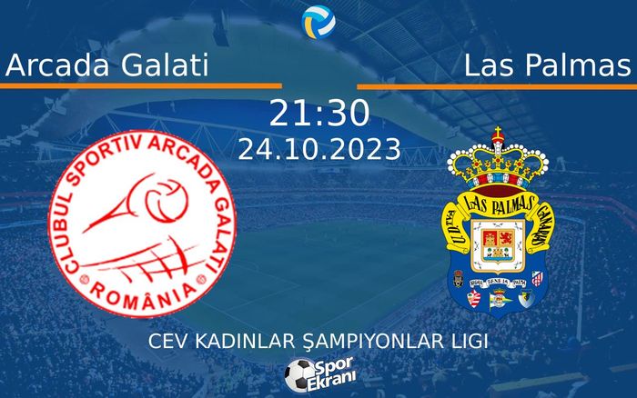 24 Ekim 2023 Arcada Galati vs Las Palmas maçı Hangi Kanalda Saat Kaçta Yayınlanacak? 24 Ekim 2023 Arcada Galati vs Las Palmas maçı Hangi Kanalda Saat Kaçta Yayınlanacak?