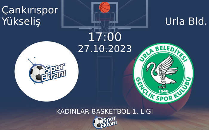 27 Ekim 2023 Çankırıspor Yükseliş vs Urla Bld. maçı Hangi Kanalda Saat Kaçta Yayınlanacak? 27 Ekim 2023 Çankırıspor Yükseliş vs Urla Bld. maçı Hangi Kanalda Saat Kaçta Yayınlanacak?