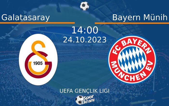 24 Ekim 2023 Galatasaray vs Bayern Münih maçı Hangi Kanalda Saat Kaçta Yayınlanacak? 24 Ekim 2023 Galatasaray vs Bayern Münih maçı Hangi Kanalda Saat Kaçta Yayınlanacak?