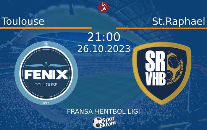26 Ekim 2023 Toulouse vs St.Raphael maçı Hangi Kanalda Saat Kaçta Yayınlanacak? 26 Ekim 2023 Toulouse vs St.Raphael maçı Hangi Kanalda Saat Kaçta Yayınlanacak?