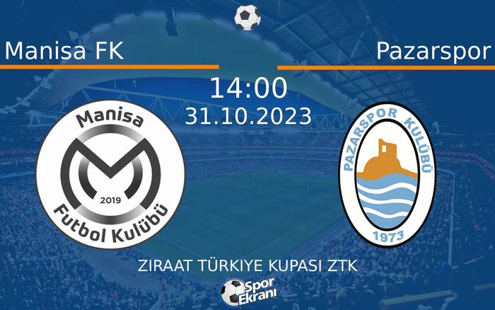31 Ekim 2023 Manisa FK vs Pazarspor maçı Hangi Kanalda Saat Kaçta Yayınlanacak? 31 Ekim 2023 Manisa FK vs Pazarspor maçı Hangi Kanalda Saat Kaçta Yayınlanacak?