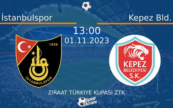 01 Kasım 2023 İstanbulspor vs Kepez Bld. maçı Hangi Kanalda Saat Kaçta Yayınlanacak? 01 Kasım 2023 İstanbulspor vs Kepez Bld. maçı Hangi Kanalda Saat Kaçta Yayınlanacak?