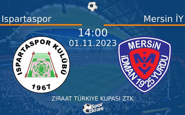 01 Kasım 2023 Ispartaspor vs Mersin İY maçı Hangi Kanalda Saat Kaçta Yayınlanacak? 01 Kasım 2023 Ispartaspor vs Mersin İY maçı Hangi Kanalda Saat Kaçta Yayınlanacak?