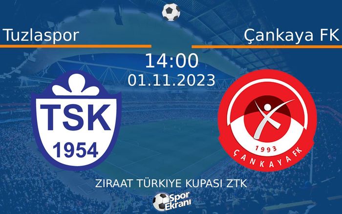 01 Kasım 2023 Tuzlaspor vs Çankaya FK maçı Hangi Kanalda Saat Kaçta Yayınlanacak? 01 Kasım 2023 Tuzlaspor vs Çankaya FK maçı Hangi Kanalda Saat Kaçta Yayınlanacak?