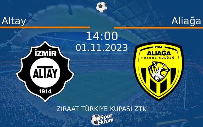 01 Kasım 2023 Altay vs Aliağa maçı Hangi Kanalda Saat Kaçta Yayınlanacak? 01 Kasım 2023 Altay vs Aliağa maçı Hangi Kanalda Saat Kaçta Yayınlanacak?
