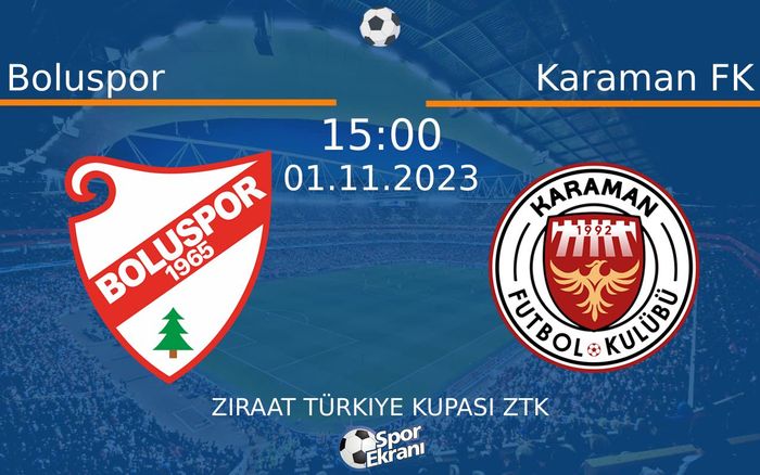 01 Kasım 2023 Boluspor vs Karaman FK maçı Hangi Kanalda Saat Kaçta Yayınlanacak? 01 Kasım 2023 Boluspor vs Karaman FK maçı Hangi Kanalda Saat Kaçta Yayınlanacak?
