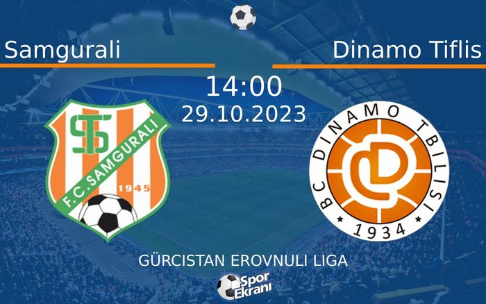 29 Ekim 2023 Samgurali vs Dinamo Tiflis maçı Hangi Kanalda Saat Kaçta Yayınlanacak? 29 Ekim 2023 Samgurali vs Dinamo Tiflis maçı Hangi Kanalda Saat Kaçta Yayınlanacak?