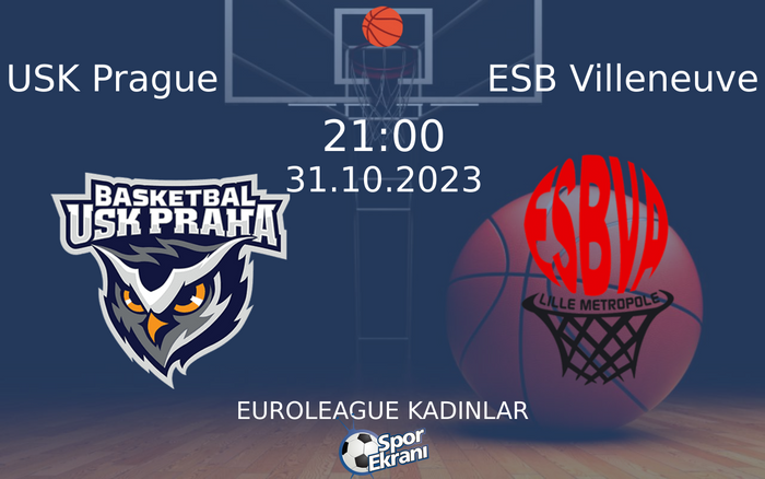 31 Ekim 2023 USK Prague vs ESB Villeneuve maçı Hangi Kanalda Saat Kaçta Yayınlanacak? 31 Ekim 2023 USK Prague vs ESB Villeneuve maçı Hangi Kanalda Saat Kaçta Yayınlanacak?