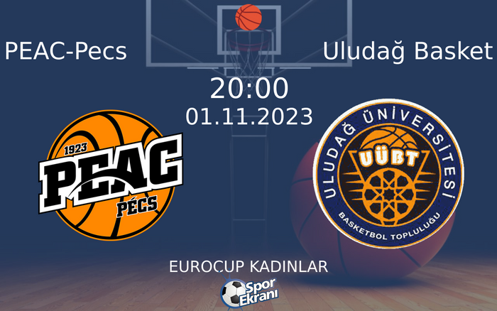 01 Kasım 2023 PEAC-Pecs vs Uludağ Basket maçı Hangi Kanalda Saat Kaçta Yayınlanacak? 01 Kasım 2023 PEAC-Pecs vs Uludağ Basket maçı Hangi Kanalda Saat Kaçta Yayınlanacak?