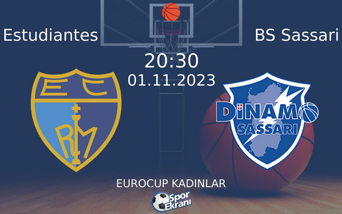 01 Kasım 2023 Estudiantes vs BS Sassari maçı Hangi Kanalda Saat Kaçta Yayınlanacak? 01 Kasım 2023 Estudiantes vs BS Sassari maçı Hangi Kanalda Saat Kaçta Yayınlanacak?