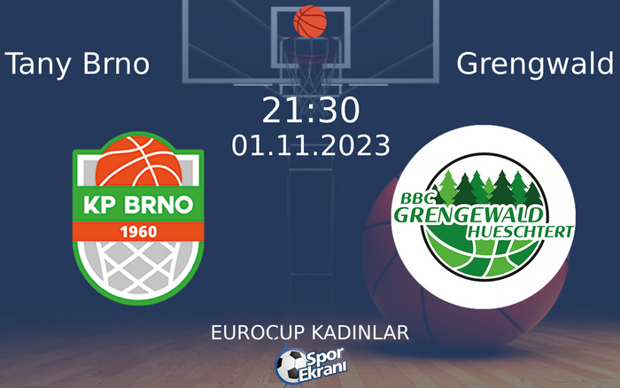 01 Kasım 2023 Tany Brno vs Grengwald maçı Hangi Kanalda Saat Kaçta Yayınlanacak? 01 Kasım 2023 Tany Brno vs Grengwald maçı Hangi Kanalda Saat Kaçta Yayınlanacak?