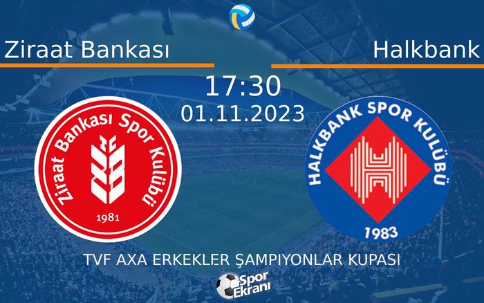 01 Kasım 2023 Ziraat Bankası vs Halkbank maçı Hangi Kanalda Saat Kaçta Yayınlanacak? 01 Kasım 2023 Ziraat Bankası vs Halkbank maçı Hangi Kanalda Saat Kaçta Yayınlanacak?