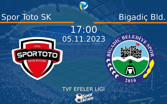 05 Kasım 2023 Spor Toto SK vs Bigadiç Bld. maçı Hangi Kanalda Saat Kaçta Yayınlanacak? 05 Kasım 2023 Spor Toto SK vs Bigadiç Bld. maçı Hangi Kanalda Saat Kaçta Yayınlanacak?