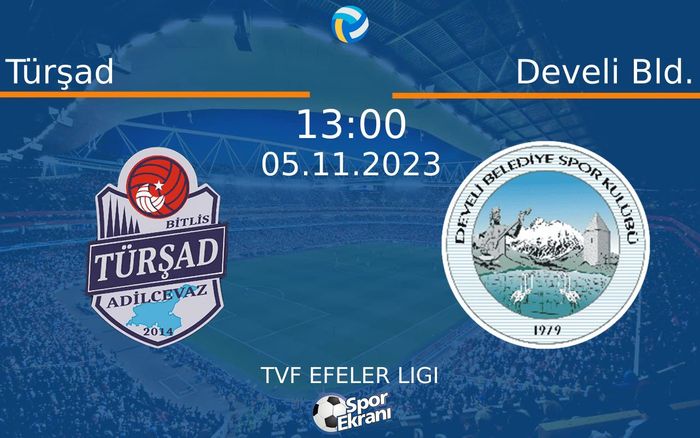 05 Kasım 2023 Türşad vs Develi Bld. maçı Hangi Kanalda Saat Kaçta Yayınlanacak? 05 Kasım 2023 Türşad vs Develi Bld. maçı Hangi Kanalda Saat Kaçta Yayınlanacak?