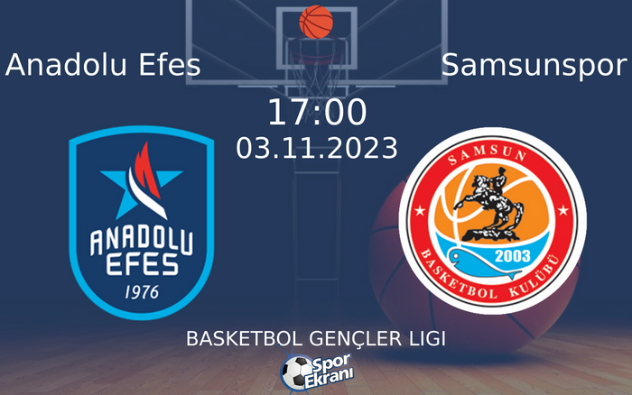 03 Kasım 2023 Anadolu Efes vs Samsunspor maçı Hangi Kanalda Saat Kaçta Yayınlanacak? 03 Kasım 2023 Anadolu Efes vs Samsunspor maçı Hangi Kanalda Saat Kaçta Yayınlanacak?