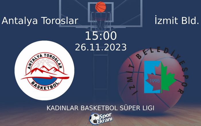 26 Kasım 2023 Antalya Toroslar vs İzmit Bld. maçı Hangi Kanalda Saat Kaçta Yayınlanacak? 26 Kasım 2023 Antalya Toroslar vs İzmit Bld. maçı Hangi Kanalda Saat Kaçta Yayınlanacak?