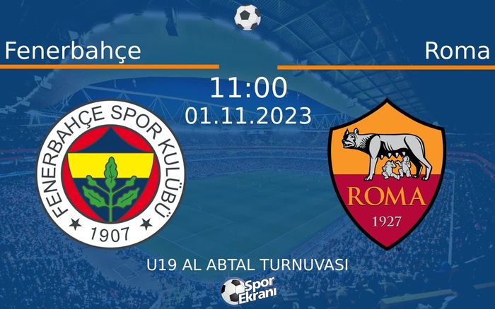 01 Kasım 2023 Fenerbahçe vs Roma maçı Hangi Kanalda Saat Kaçta Yayınlanacak? 01 Kasım 2023 Fenerbahçe vs Roma maçı Hangi Kanalda Saat Kaçta Yayınlanacak?