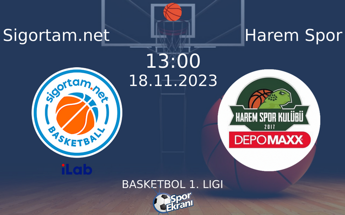 18 Kasım 2023 Sigortam.net vs Harem Spor maçı Hangi Kanalda Saat Kaçta Yayınlanacak? 18 Kasım 2023 Sigortam.net vs Harem Spor maçı Hangi Kanalda Saat Kaçta Yayınlanacak?