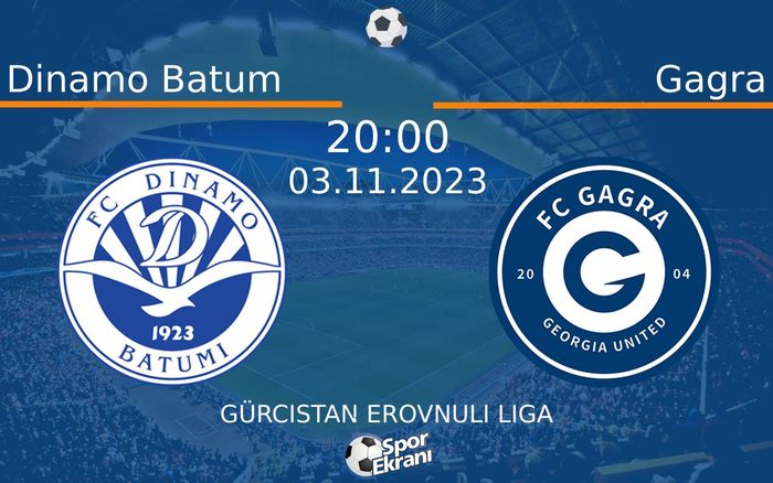 03 Kasım 2023 Dinamo Batum vs Gagra maçı Hangi Kanalda Saat Kaçta Yayınlanacak? 03 Kasım 2023 Dinamo Batum vs Gagra maçı Hangi Kanalda Saat Kaçta Yayınlanacak?