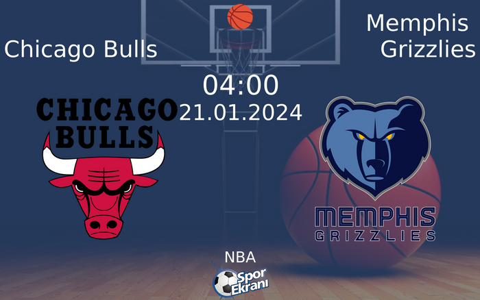 21 Ocak 2024 Chicago Bulls vs Memphis Grizzlies maçı Hangi Kanalda Saat Kaçta Yayınlanacak? 21 Ocak 2024 Chicago Bulls vs Memphis Grizzlies maçı Hangi Kanalda Saat Kaçta Yayınlanacak?