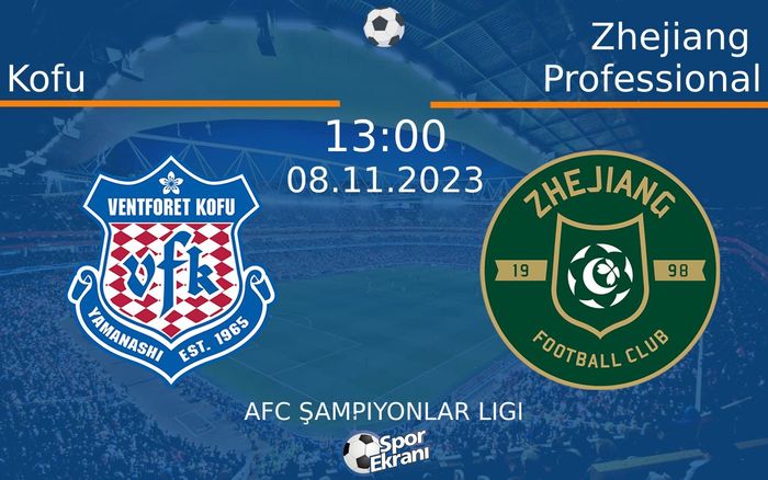 08 Kasım 2023 Kofu vs Zhejiang Professional maçı Hangi Kanalda Saat Kaçta Yayınlanacak? 08 Kasım 2023 Kofu vs Zhejiang Professional maçı Hangi Kanalda Saat Kaçta Yayınlanacak?