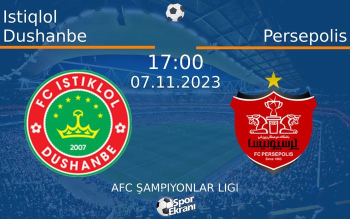 07 Kasım 2023 Istiqlol Dushanbe vs Persepolis maçı Hangi Kanalda Saat Kaçta Yayınlanacak? 07 Kasım 2023 Istiqlol Dushanbe vs Persepolis maçı Hangi Kanalda Saat Kaçta Yayınlanacak?