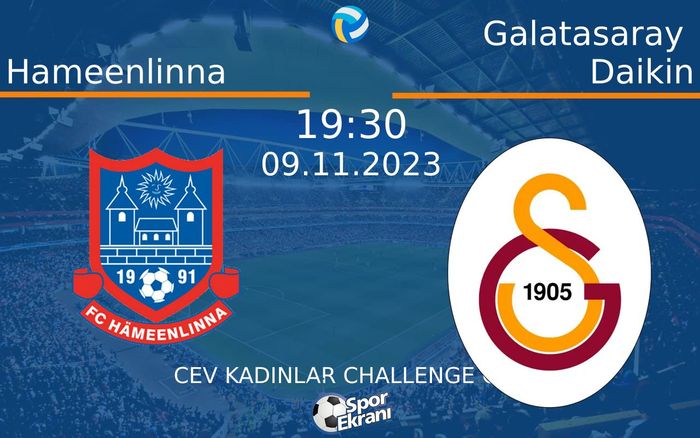 09 Kasım 2023 Hameenlinna vs Galatasaray Daikin maçı Hangi Kanalda Saat Kaçta Yayınlanacak? 09 Kasım 2023 Hameenlinna vs Galatasaray Daikin maçı Hangi Kanalda Saat Kaçta Yayınlanacak?