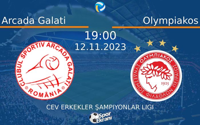 12 Kasım 2023 Arcada Galati vs Olympiakos maçı Hangi Kanalda Saat Kaçta Yayınlanacak? 12 Kasım 2023 Arcada Galati vs Olympiakos maçı Hangi Kanalda Saat Kaçta Yayınlanacak?