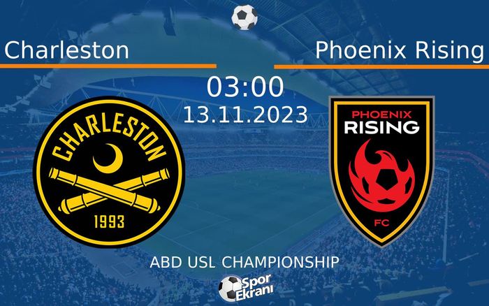 13 Kasım 2023 Charleston vs Phoenix Rising maçı Hangi Kanalda Saat Kaçta Yayınlanacak? 13 Kasım 2023 Charleston vs Phoenix Rising maçı Hangi Kanalda Saat Kaçta Yayınlanacak?