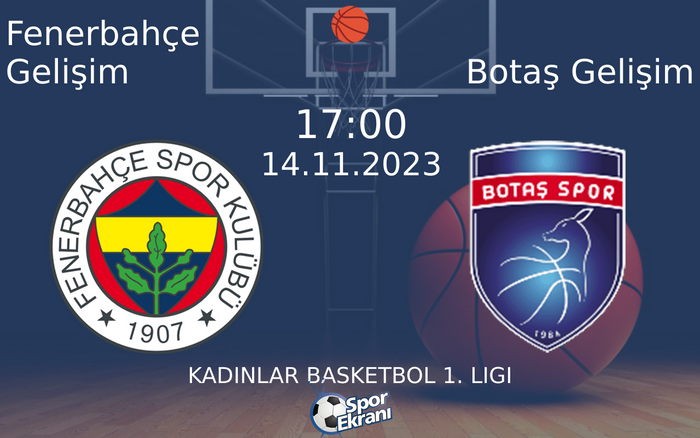 14 Kasım 2023 Fenerbahçe Gelişim vs Botaş Gelişim maçı Hangi Kanalda Saat Kaçta Yayınlanacak?