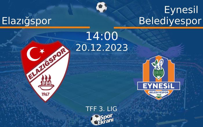 20 Aralık 2023 Elazığspor vs Eynesil Belediyespor maçı Hangi Kanalda Saat Kaçta Yayınlanacak? 20 Aralık 2023 Elazığspor vs Eynesil Belediyespor maçı Hangi Kanalda Saat Kaçta Yayınlanacak?