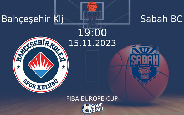 15 Kasım 2023 Bahçeşehir Klj vs Sabah BC maçı Hangi Kanalda Saat Kaçta Yayınlanacak? 15 Kasım 2023 Bahçeşehir Klj vs Sabah BC maçı Hangi Kanalda Saat Kaçta Yayınlanacak?