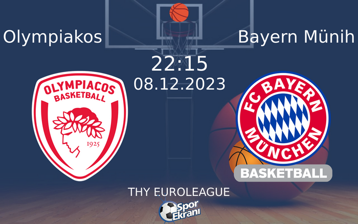 08 Aralık 2023 Olympiakos vs Bayern Münih maçı Hangi Kanalda Saat Kaçta Yayınlanacak?