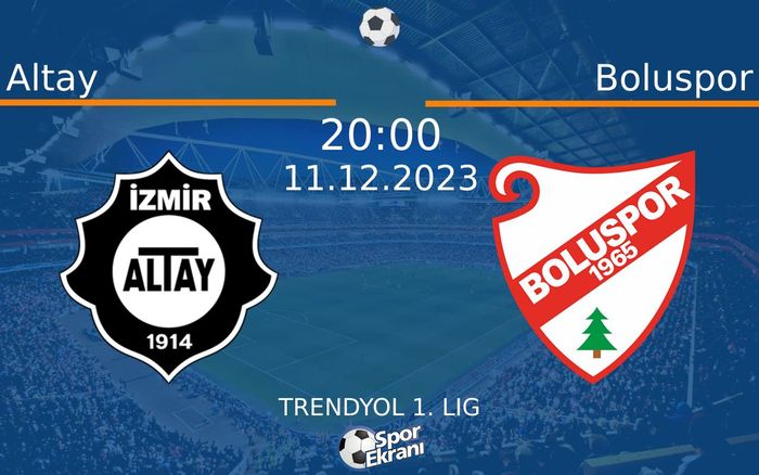 11 Aralık 2023 Altay vs Boluspor maçı Hangi Kanalda Saat Kaçta Yayınlanacak? 11 Aralık 2023 Altay vs Boluspor maçı Hangi Kanalda Saat Kaçta Yayınlanacak?