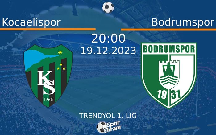 19 Aralık 2023 Kocaelispor vs Bodrumspor maçı Hangi Kanalda Saat Kaçta Yayınlanacak? 19 Aralık 2023 Kocaelispor vs Bodrumspor maçı Hangi Kanalda Saat Kaçta Yayınlanacak?