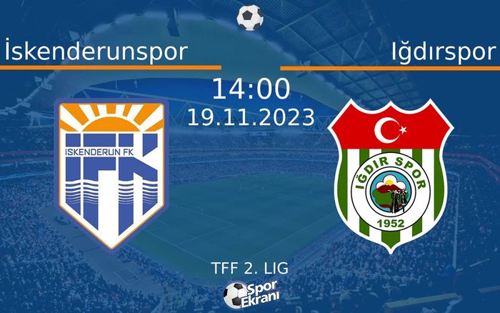 19 Kasım 2023 İskenderunspor vs Iğdırspor maçı Hangi Kanalda Saat Kaçta Yayınlanacak? 19 Kasım 2023 İskenderunspor vs Iğdırspor maçı Hangi Kanalda Saat Kaçta Yayınlanacak?