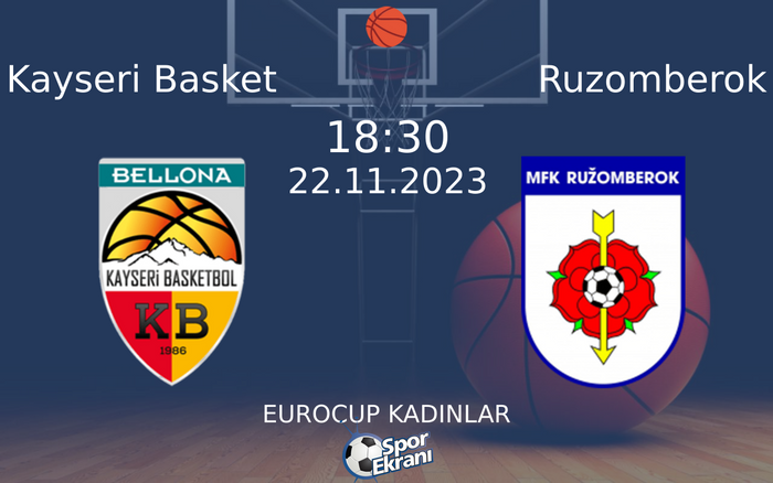 22 Kasım 2023 Kayseri Basket vs Ruzomberok maçı Hangi Kanalda Saat Kaçta Yayınlanacak? 22 Kasım 2023 Kayseri Basket vs Ruzomberok maçı Hangi Kanalda Saat Kaçta Yayınlanacak?