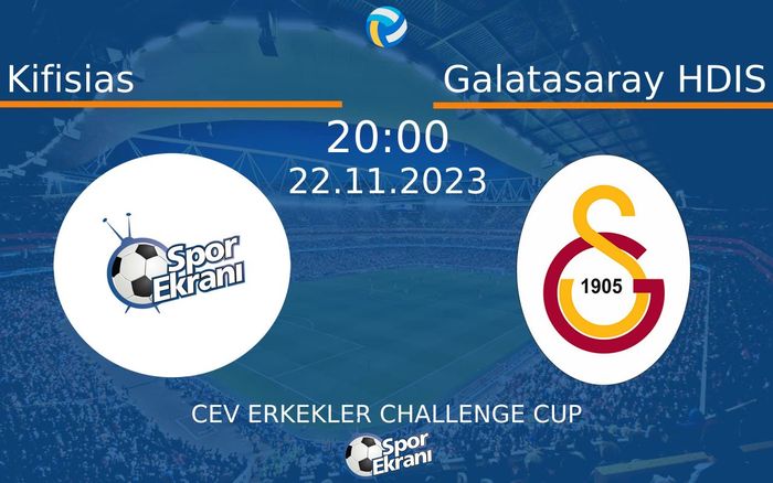 22 Kasım 2023 Kifisias vs Galatasaray HDIS maçı Hangi Kanalda Saat Kaçta Yayınlanacak? 22 Kasım 2023 Kifisias vs Galatasaray HDIS maçı Hangi Kanalda Saat Kaçta Yayınlanacak?