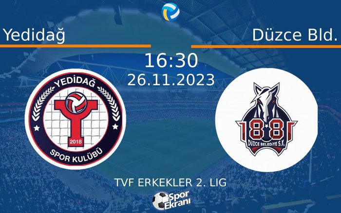 26 Kasım 2023 Yedidağ vs Düzce Bld. maçı Hangi Kanalda Saat Kaçta Yayınlanacak? 26 Kasım 2023 Yedidağ vs Düzce Bld. maçı Hangi Kanalda Saat Kaçta Yayınlanacak?
