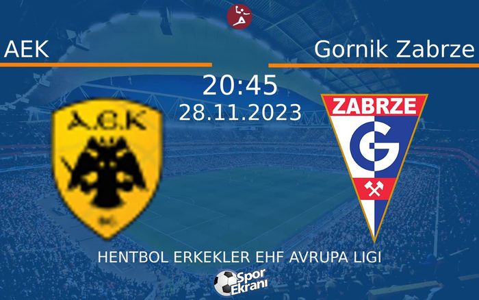 28 Kasım 2023 AEK vs Gornik Zabrze maçı Hangi Kanalda Saat Kaçta Yayınlanacak? 28 Kasım 2023 AEK vs Gornik Zabrze maçı Hangi Kanalda Saat Kaçta Yayınlanacak?