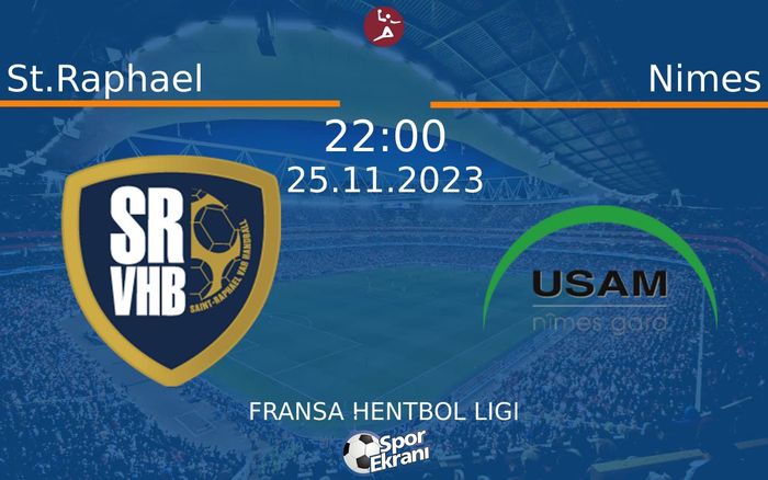 25 Kasım 2023 St.Raphael vs Nimes maçı Hangi Kanalda Saat Kaçta Yayınlanacak? 25 Kasım 2023 St.Raphael vs Nimes maçı Hangi Kanalda Saat Kaçta Yayınlanacak?