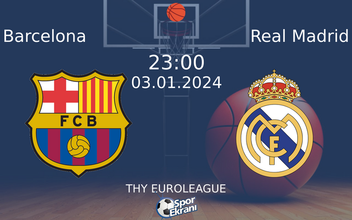 03 Ocak 2024 Barcelona vs Real Madrid maçı Hangi Kanalda Saat Kaçta Yayınlanacak? 03 Ocak 2024 Barcelona vs Real Madrid maçı Hangi Kanalda Saat Kaçta Yayınlanacak?