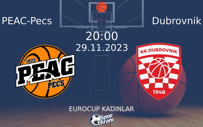 29 Kasım 2023 PEAC-Pecs vs Dubrovnik maçı Hangi Kanalda Saat Kaçta Yayınlanacak? 29 Kasım 2023 PEAC-Pecs vs Dubrovnik maçı Hangi Kanalda Saat Kaçta Yayınlanacak?