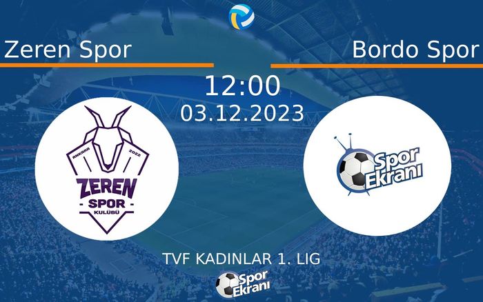 03 Aralık 2023 Zeren Spor vs Bordo Spor maçı Hangi Kanalda Saat Kaçta Yayınlanacak? 03 Aralık 2023 Zeren Spor vs Bordo Spor maçı Hangi Kanalda Saat Kaçta Yayınlanacak?