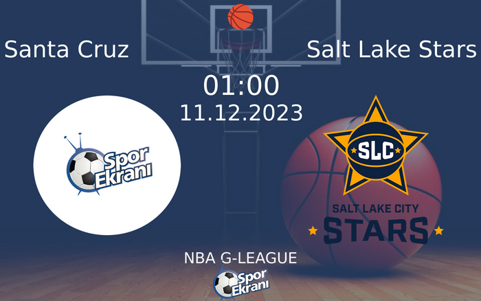11 Aralık 2023 Santa Cruz vs Salt Lake Stars maçı Hangi Kanalda Saat Kaçta Yayınlanacak? 11 Aralık 2023 Santa Cruz vs Salt Lake Stars maçı Hangi Kanalda Saat Kaçta Yayınlanacak?
