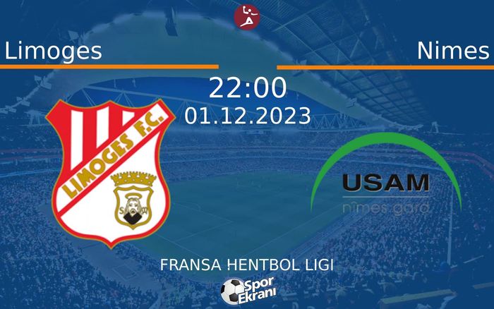 01 Aralık 2023 Limoges vs Nimes maçı Hangi Kanalda Saat Kaçta Yayınlanacak? 01 Aralık 2023 Limoges vs Nimes maçı Hangi Kanalda Saat Kaçta Yayınlanacak?