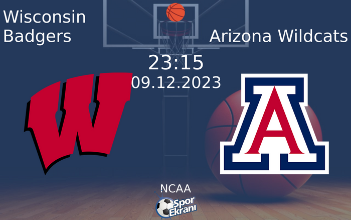 09 Aralık 2023 Wisconsin Badgers vs Arizona Wildcats maçı Hangi Kanalda Saat Kaçta Yayınlanacak? 09 Aralık 2023 Wisconsin Badgers vs Arizona Wildcats maçı Hangi Kanalda Saat Kaçta Yayınlanacak?