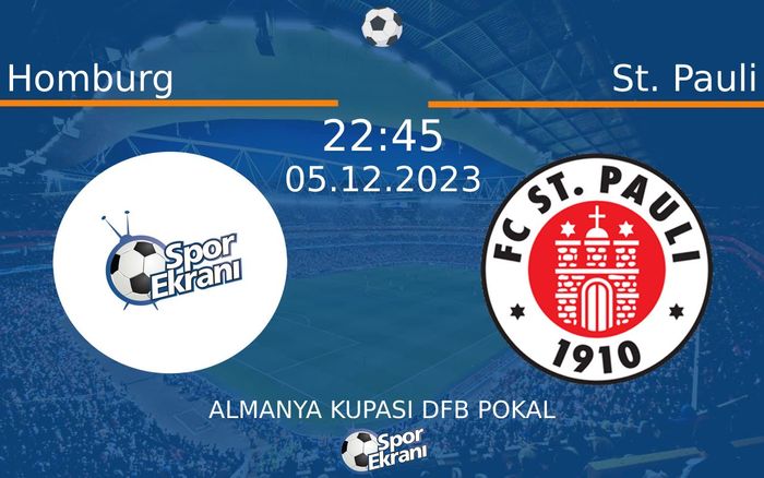 05 Aralık 2023 Homburg vs St. Pauli maçı Hangi Kanalda Saat Kaçta Yayınlanacak? 05 Aralık 2023 Homburg vs St. Pauli maçı Hangi Kanalda Saat Kaçta Yayınlanacak?