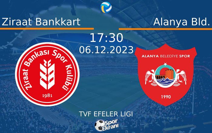06 Aralık 2023 Ziraat Bankkart vs Alanya Bld. maçı Hangi Kanalda Saat Kaçta Yayınlanacak? 06 Aralık 2023 Ziraat Bankkart vs Alanya Bld. maçı Hangi Kanalda Saat Kaçta Yayınlanacak?